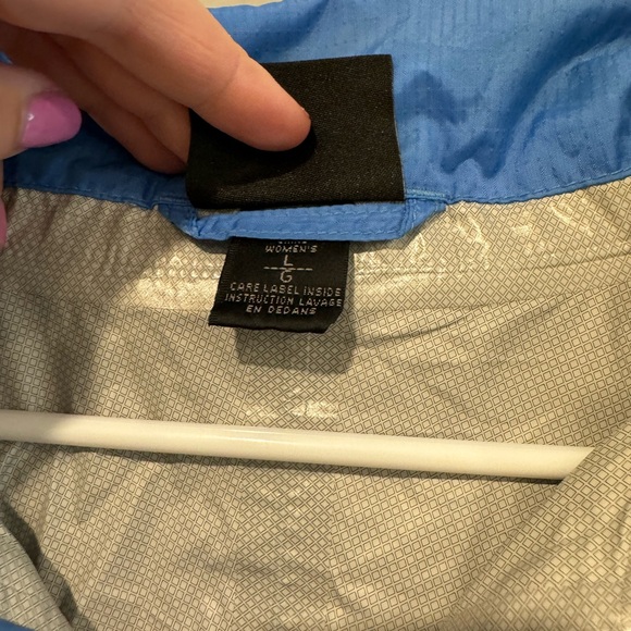 Marmot Blue Rain Jacket Size L - Picture 3 of 7